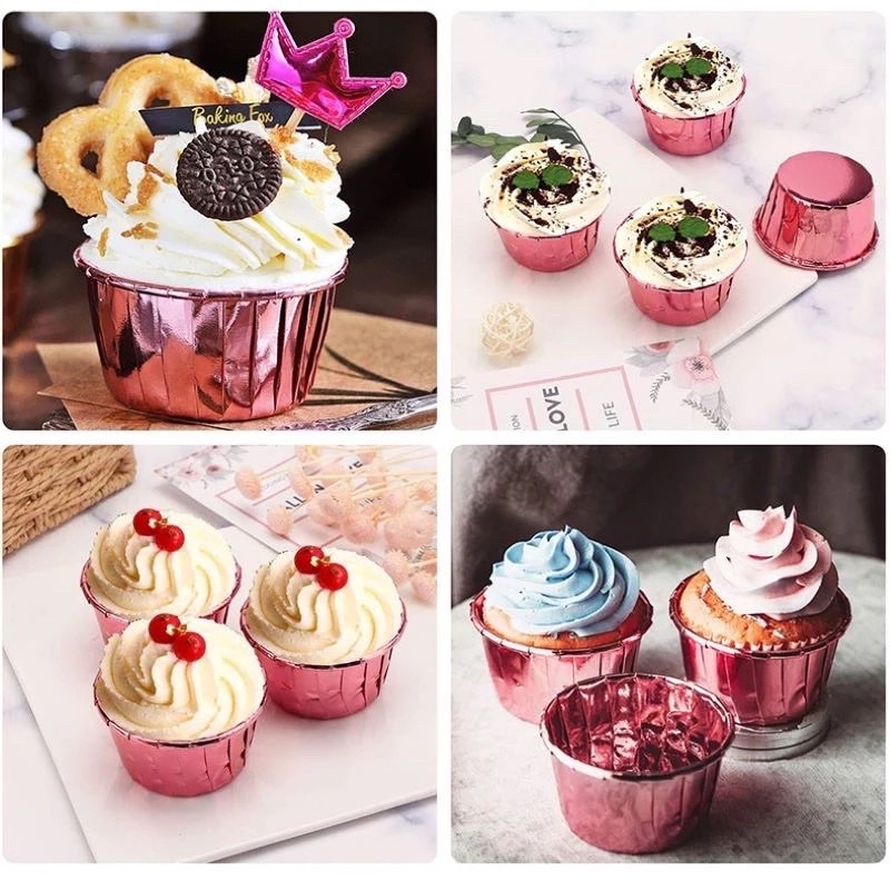 Set 10 chiếc cốc đựng bánh Cupcake loại đẹp