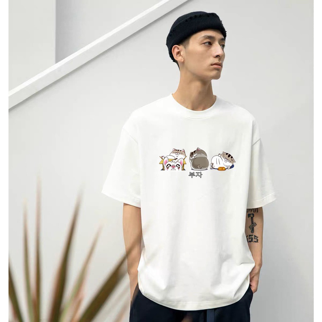 Áo thun Stee Mèo Đại gia CVC - Giá sỉ UNISEX