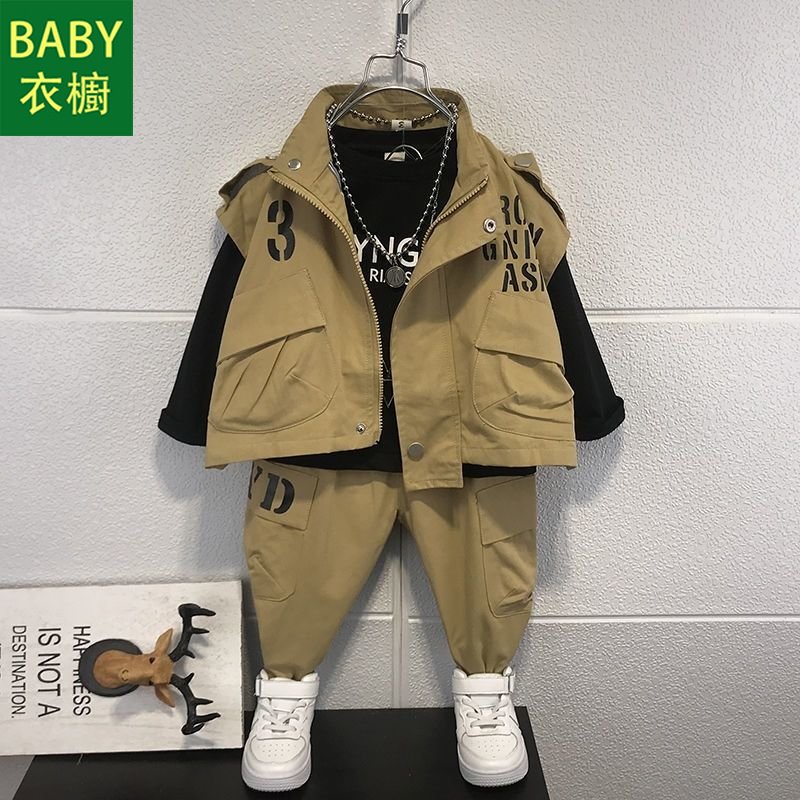 Bộ Đồ Vest Thời Trang Xuân Thu 2022 Mới Mẻ Cho Bé Trai