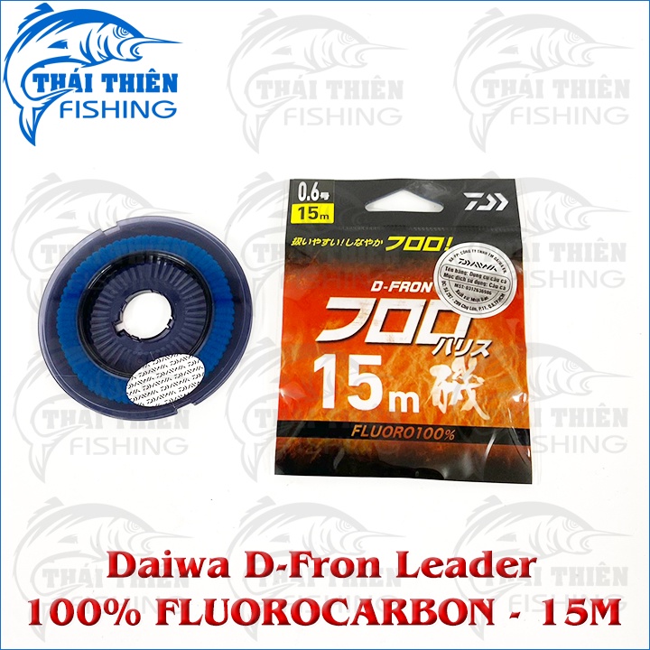 Dây Câu Cá Leader Daiwa D-Fron 100% Fluoro Carbon Cuộn 15m Made In Japan