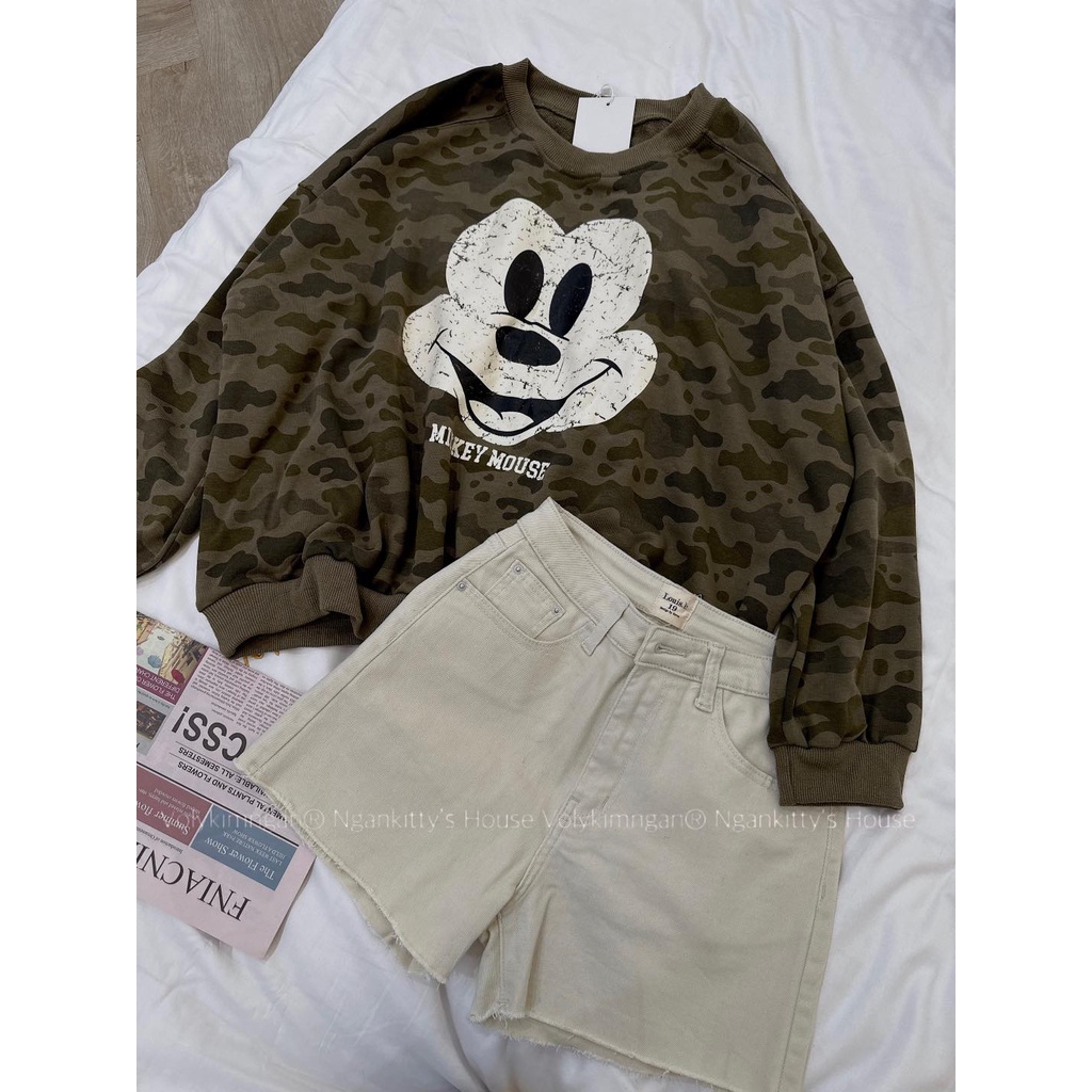 Áo hoodie mic.key lính