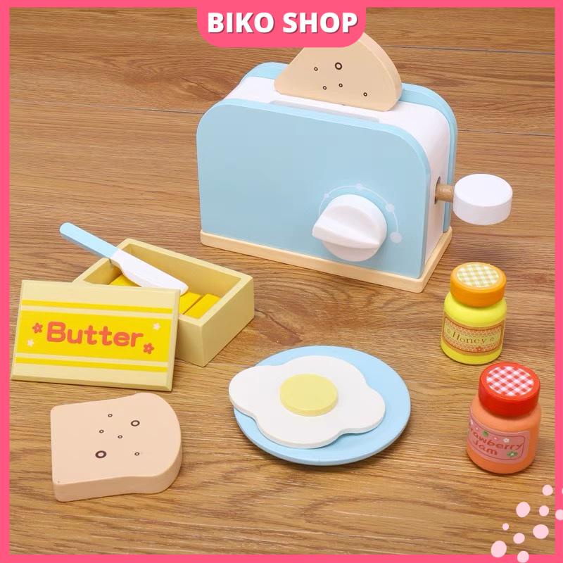 Bộ đồ chơi nấu ăn màu xanh cho bé