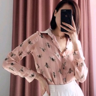 = 9 mẩu áo sơ mi nữ LỤA QUẢNG CHÂU XỊN free size dưới 58kg thời trang nhất năm 2020 bao đẹp y hình.