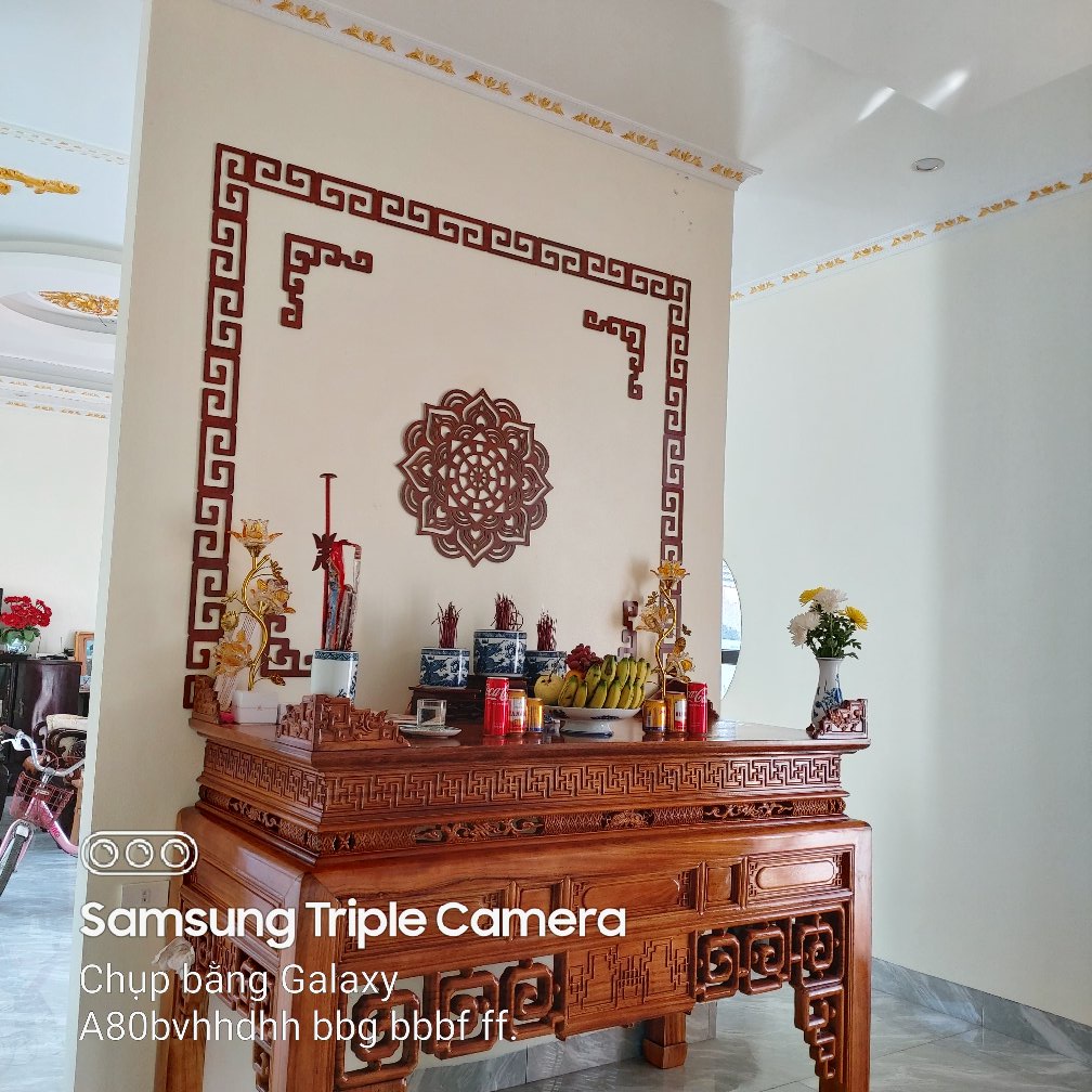 Combo 20 miếng Viền trang trí ban thờ dài 4m gỗ MDF Thái 6mm cốt xanh chống ẩm phủ Melamine vân gỗ 2 mặt cao cấp