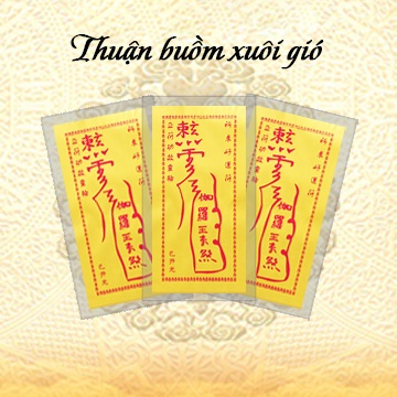 Linh phù May mắn thuận buồm xuôi gió dễ dàng hanh thông - Khai quang, xin lộc