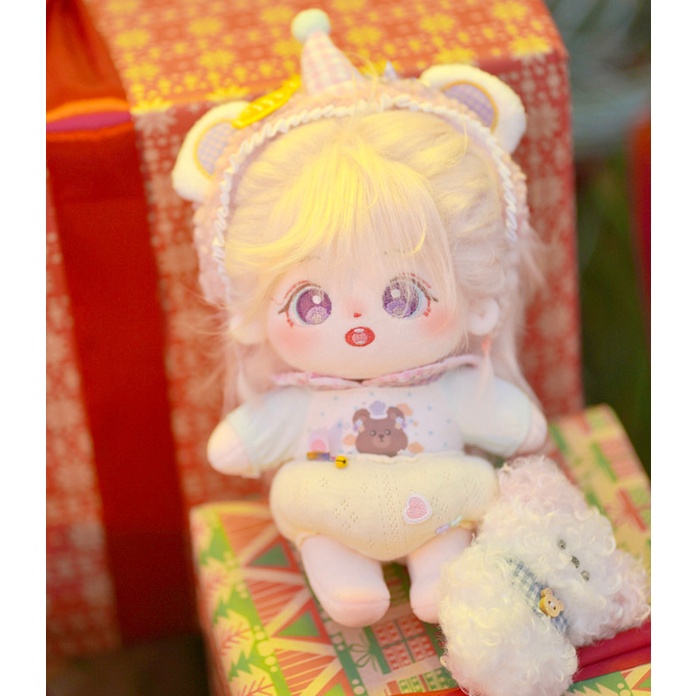 Búp bê không thuộc tính tóc tơ Neon 20cm