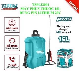 Máy phun thuốc 16L dùng pin Total TSPLI2001
