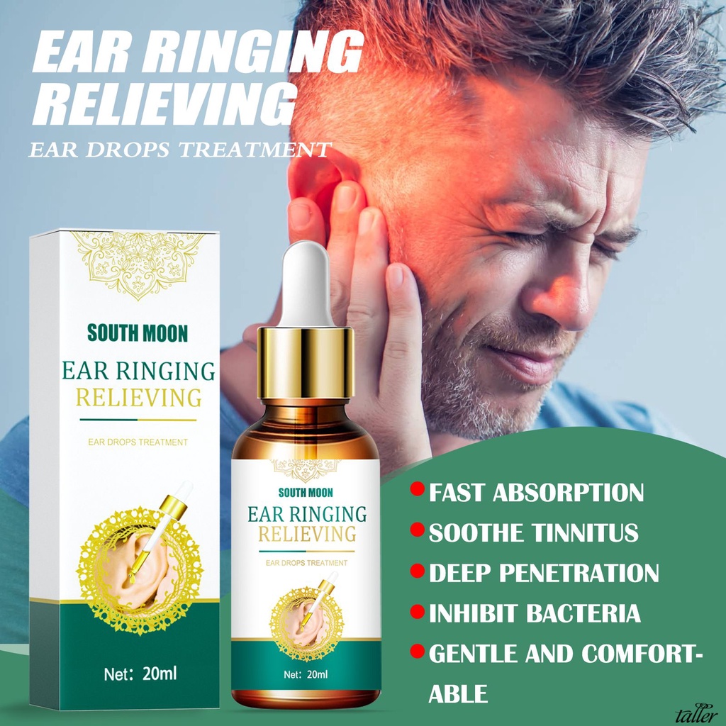 ✧Ready Stcok Tinh Dầu Điều Trị Ù Tai Nam Moon Ù Tai Giảm Đau Tai Điếc Giảm Sưng Tai Viêm Tai Nghe Cứng Chăm Sóc Cơ Thể Cao Hơn 20Ml
