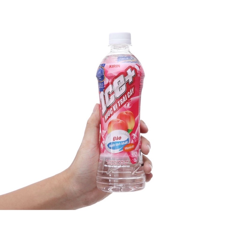 Nước trái cây Ice vị đào chai 490ml