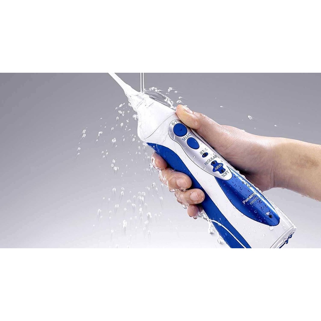Tăm nước Panasonic, máy tăm nước chính hãng cao cấp giúp xỉa răng sạch và mát xa nướu nhẹ nhàng EW1211 GSTBeauty 0360005