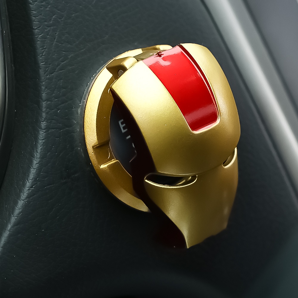 150 ° Vỏ Bọc Nút Công Tắc Khởi Động Xe Hơi Họa Tiết 3D Có Thể Xoay Trang Trí Nội Thất