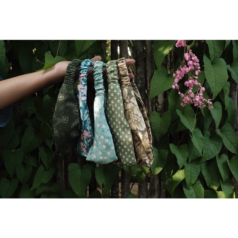 RUỘNG HOA-BĂNG ĐÔ CÀI TÓC VẢI COTTON