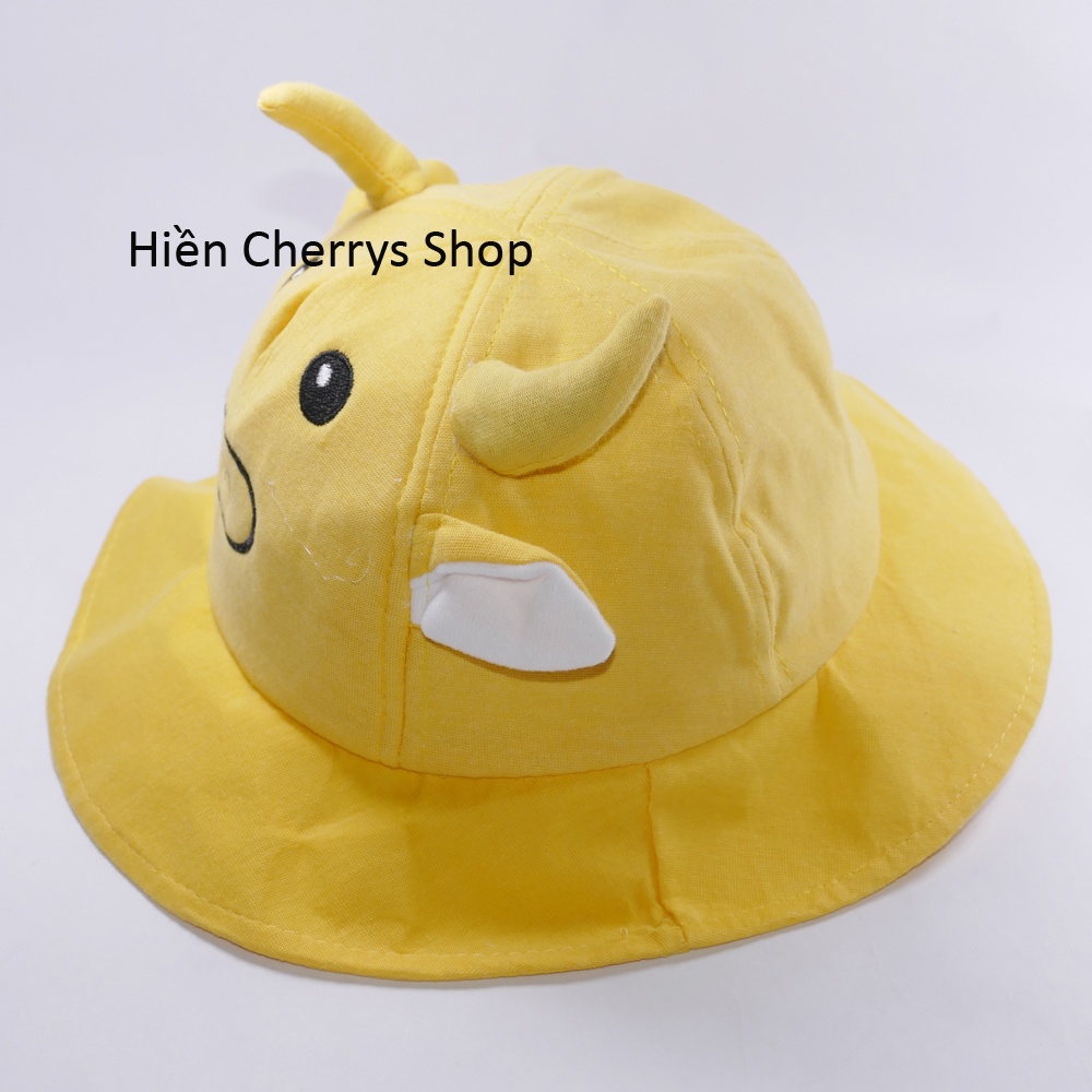 Nón tai bèo con trâu dành cho trẻ em từ 2-5 tuổi chất liệu vải nhung mềm mại và em dành cho bé