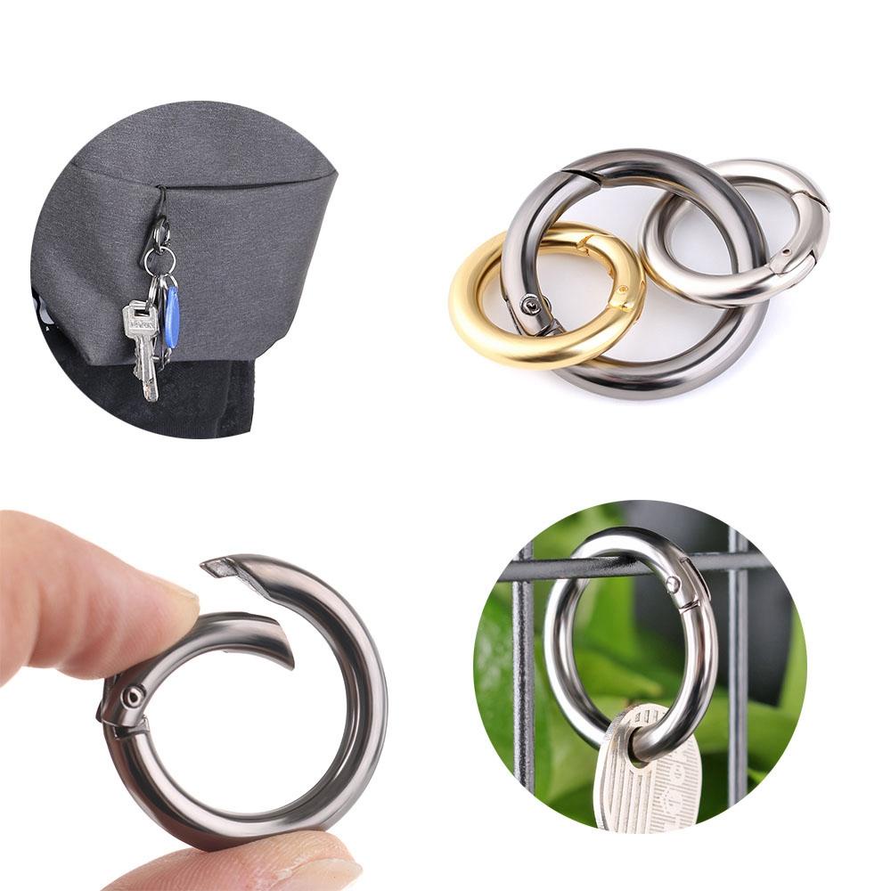 Set 5 / 10 Lò Xo Cao Cấp Hình Tròn Dùng Để Khóa Dây Thắt Lưng Túi Xách