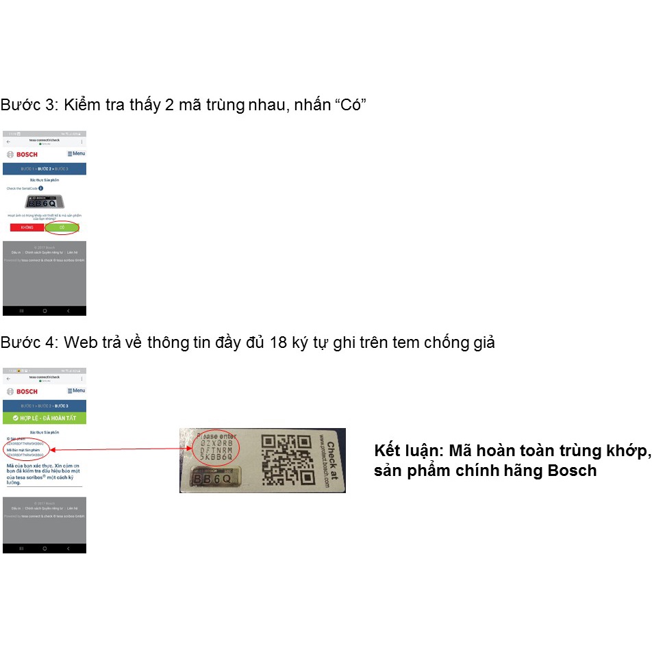 Lọc gió điều hòa xe ô tô, Hãng BOSCH cho nhiều Hãng xe