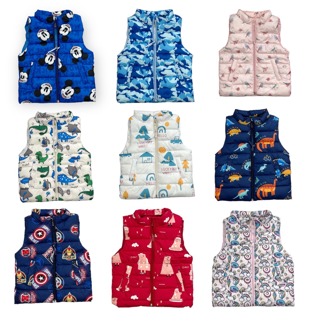 Áo phao gile  LITIBABY cho bé trai bé gái từ 10-27kg