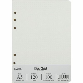 Ruột giấy refill sổ còng Dot Grid klong A5 100 tờ; MS: 997 .