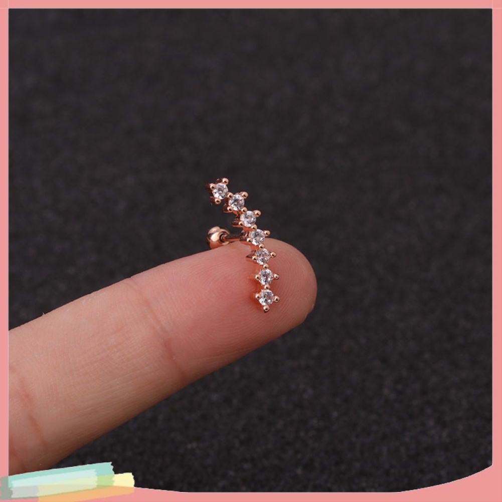 Khuyên tai đính đá đa hình dạng cho nữ giới