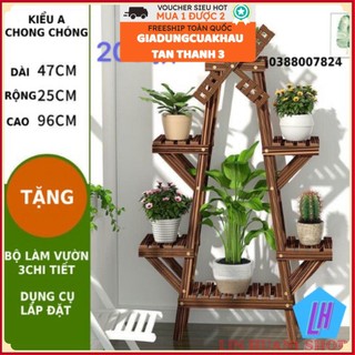 Kệ gỗ để chậu hoa cây cảnh nhiều tầng trang trí không gian 🔥𝐠𝐢𝐚𝐝𝐮𝐧𝐠𝐜𝐮𝐚𝐤𝐡𝐚𝐮𝐭𝐚𝐧𝐭𝐡𝐚𝐧𝐡𝟑🔥
