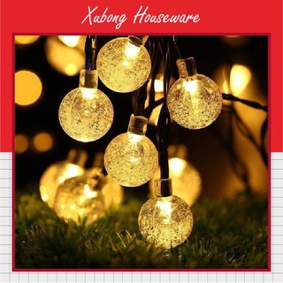 Đèn led cherry ball trang trí nhà cửa - bóng led nháy bi bọt 10m quán cafe