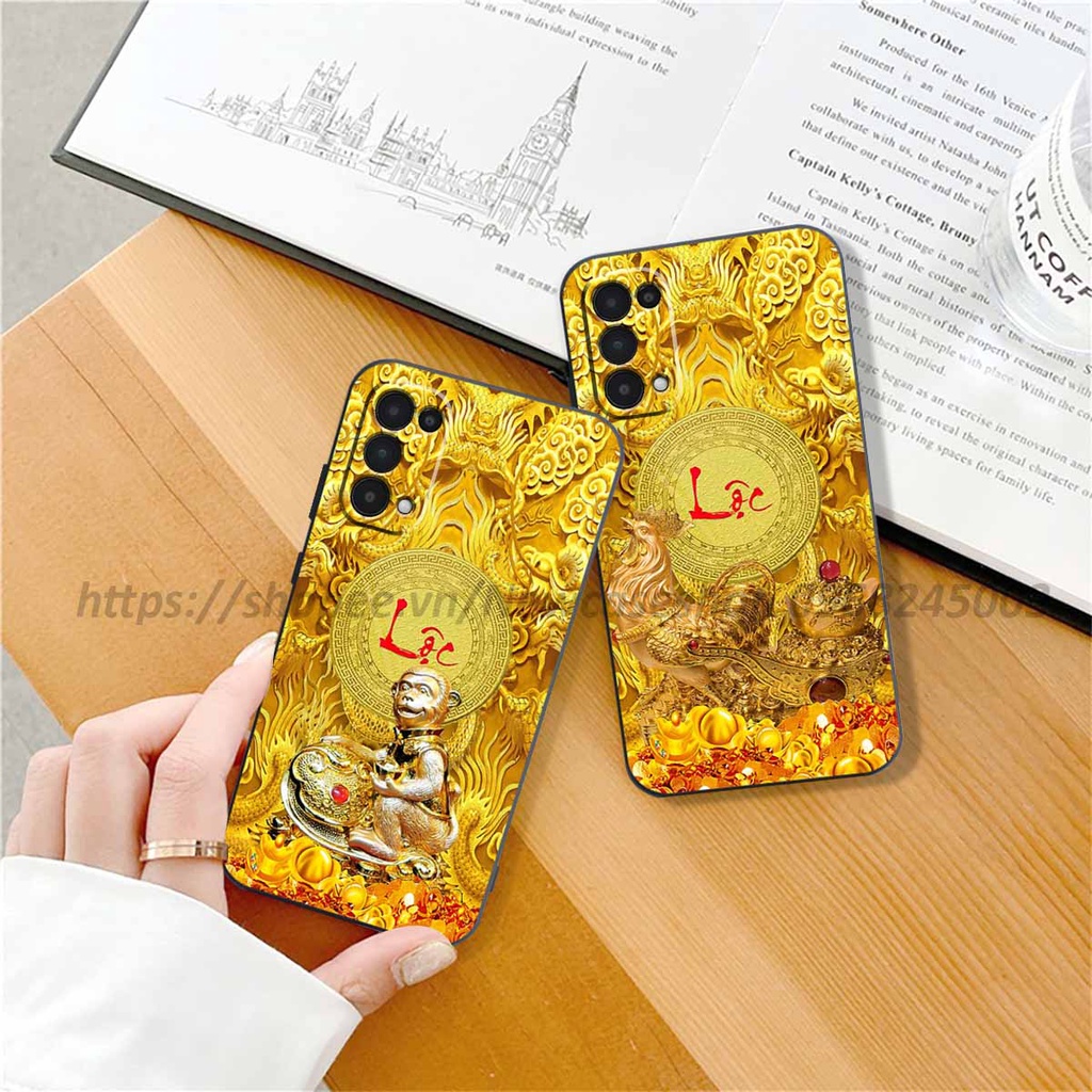 Ốp Oppo Reno 5 / 5 4G-5G in hình 12 Con Giáp Tài Lộc 3D