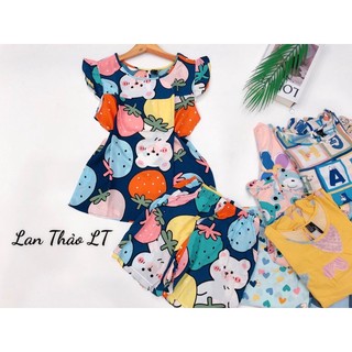 Đồ Bộ Tole Lanh Đùi Tay Cánh Tiên (42 - 66kg)
