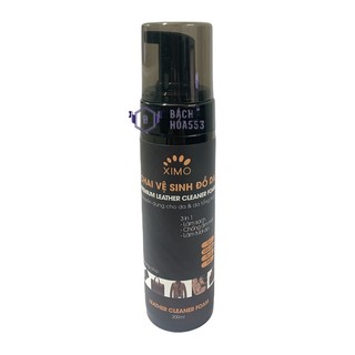 Chai xịt vệ sinh giày da, đồ da Ximo 200ml - Làm sạch vết bẩn, bụi bẩn, nấm mốc