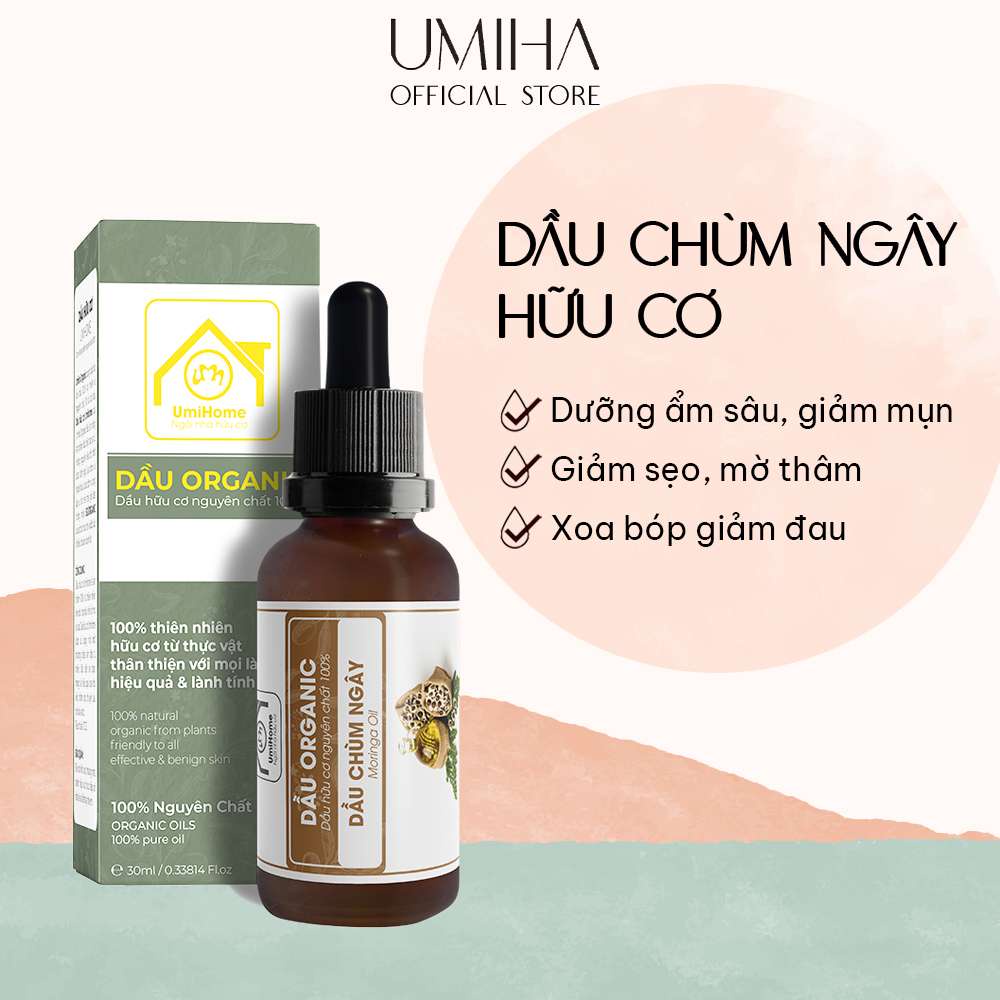 Dầu Chùm Ngây Nguyên Chất Umiha| 10/30ml