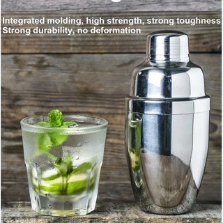 Bình lắc Shaker pha chế cocktail chất liệu inox (250 -350 - 550 - 750 ml)