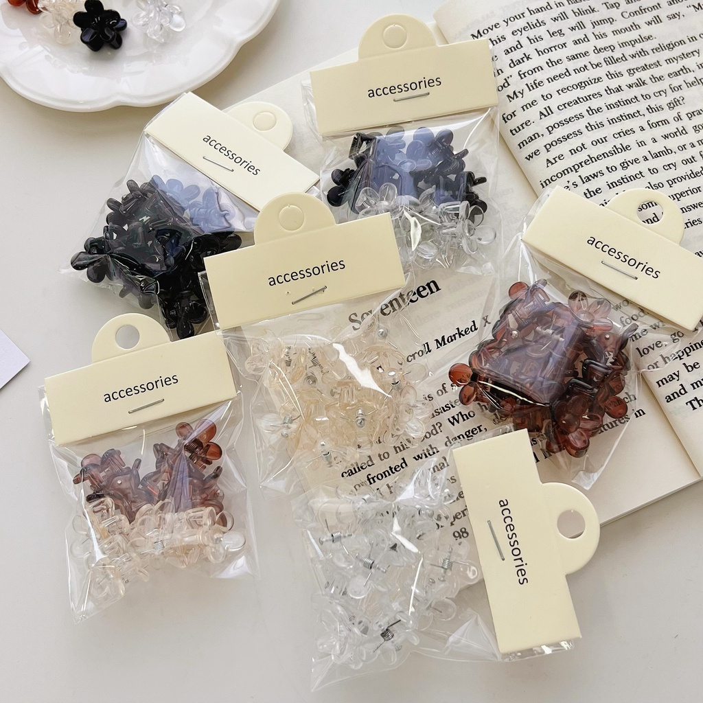 Kẹp Tóc Càng Cua Mini Hàn Quốc Hoa Phụ Kiện Thời Trang Cho Nữ AB212