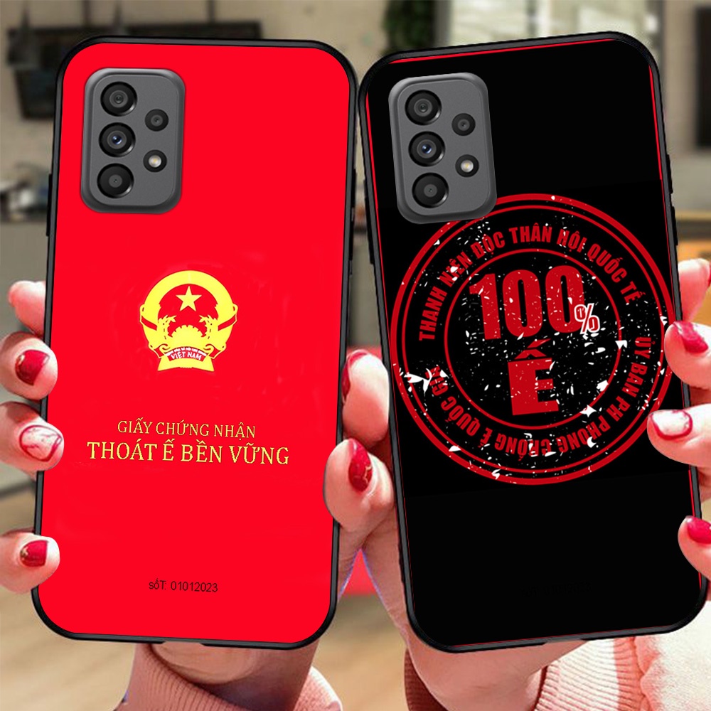 Ốp lưng Samsung a33 5G / ss a53 5G / ss a73 5G / ss a13 4G / ss a23 4G bìa đỏ hồng may mắn cho năm mới / hình vui nhộn
