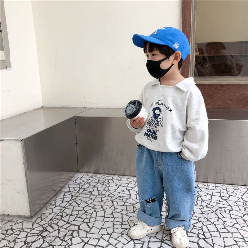 Áo Thun Tay Dài Cổ Tròn In Chữ Thời Trang Xuân Thu Dành Cho Nam Nữ