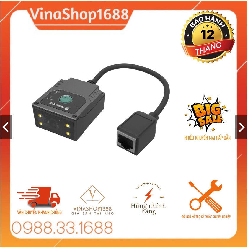 [Chính hãng] Máy quét mã vạch  NEWLAND FM430-Vinashop 1688