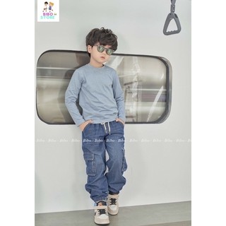 Quần jeans dài túi hộp size đại dành cho bé trai 20kg-50kg bibo store