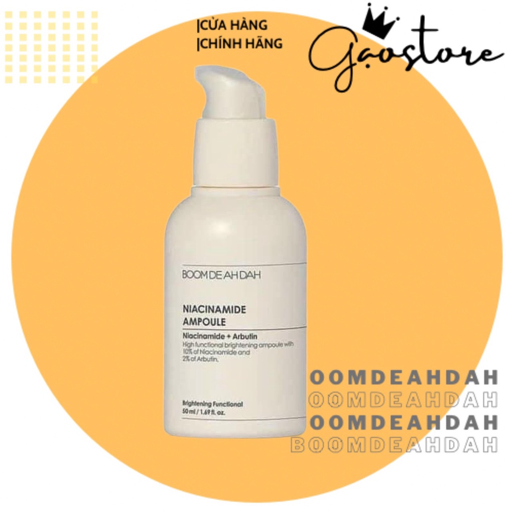 Serum BOOM DE AH DAH Niacinamide 10% + Arbutin 2% 50ml