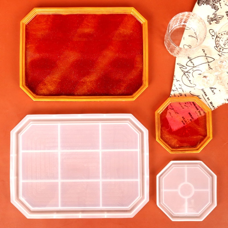 Khuôn Silicone Làm Đế Lót Ly Bằng Resin Phong Cách Trung Hoa