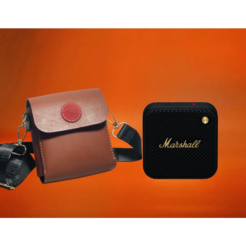 TÚI DA ĐỰNG LOA MARSHALL WILLEN , HÀNG THỦ CÔNG DA THẬT HANDMADE , CASE WILLEN
