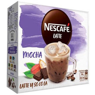 Combo 4 hộp Cà phê hòa tan NESCAFE Latte Sữa Hạt Vị Socola và Hạnh Nhân (24g/hộp) (DATE 05/2023)