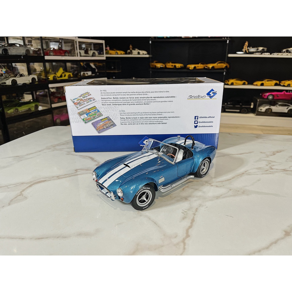 XE MÔ HÌNH FORD SHELBY CORBA 427S/C 1965