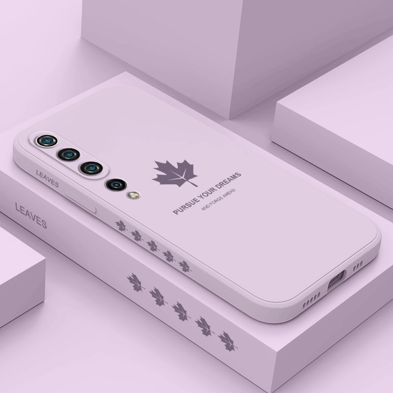 Ốp Điện Thoại Silicon Dẻo In Họa Tiết Lá Phong Đơn Giản Thời Trang Cho Xiaomi Mi 10 Pro Lite 10S 9 8 Sự Bảo Vệ