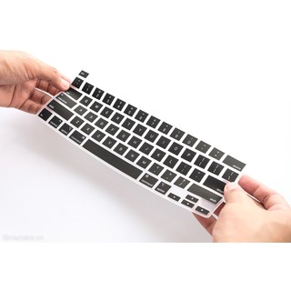 Phủ phím macbook pro 13inch m1, m2 màu đen siêu mềm