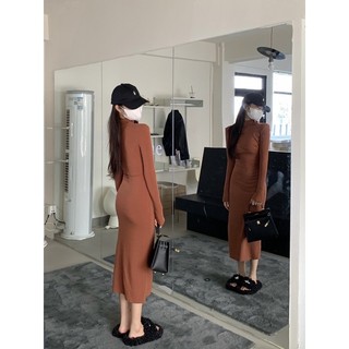 đầm body thun ôm sát màu đenorder
