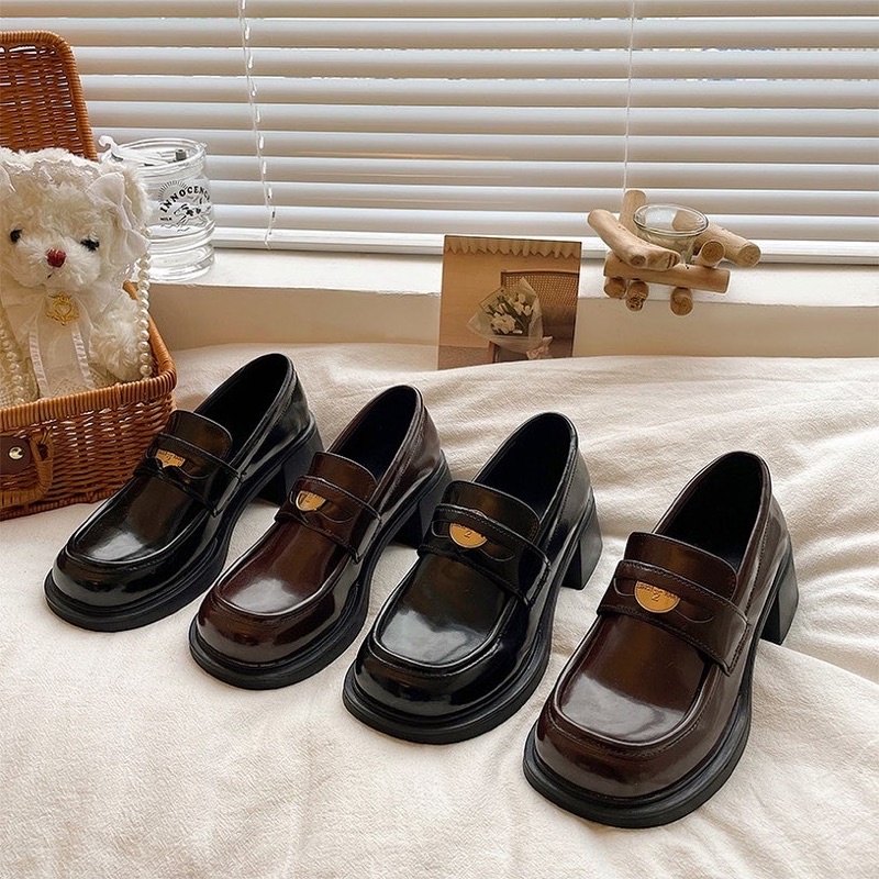GIÀY LOAFER O33 ĐẾ CAO 6CM