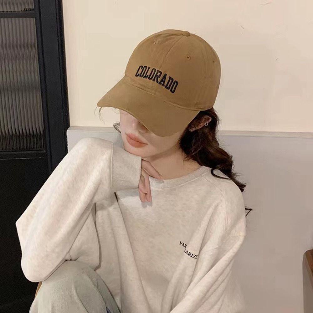 Mũ Lưỡi Trai Thêu Chữ Tiếng Anh Phong Cách Vintage Thời Trang Cho Cặp Đôi