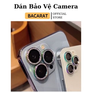 Bảo vệ camera ip 13/13pro/13 pro max 11/11pro/11 pro max/12/12 pro/12 pro max miến dán mắt camera đính đá bacarat