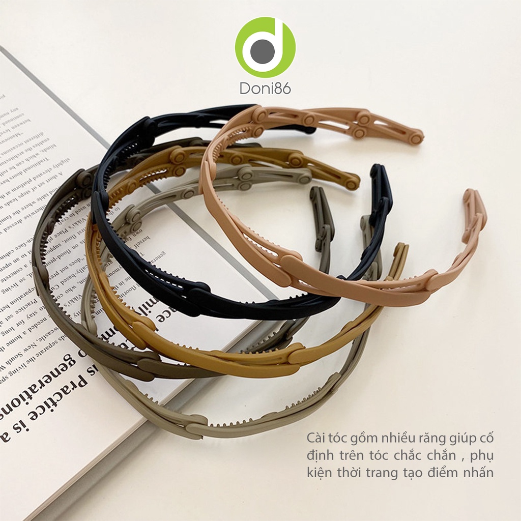 Cài tóc gấp gọn tiện dụng, màu sắc đa dạng, bền bỉ, không gây rụng tóc - Doni - DOPK311