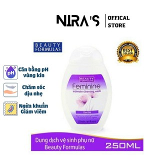 Dung dịch vệ sinh Beauty Formulas Feminine Intimate Cleansing Wash