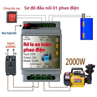 Rờ le an toàn cho phao điện(mẫu mới)