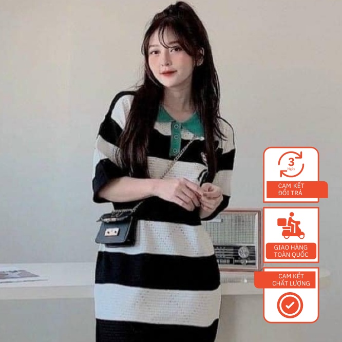 Váy Polo Suông Thanh Lịch - Freesize