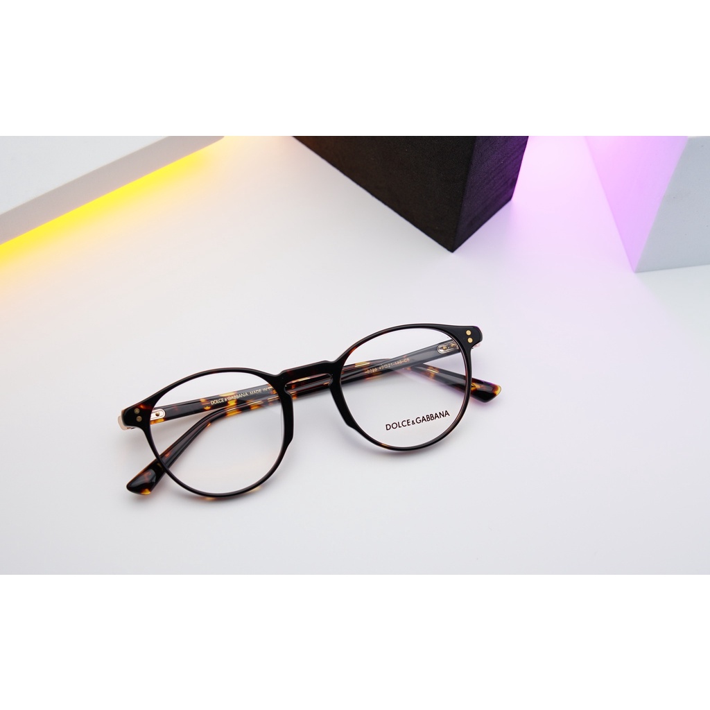 Gọng kính cận nam nữ gọng kính nhựa acetate lõi hợp kim cao cấp D&G 3023